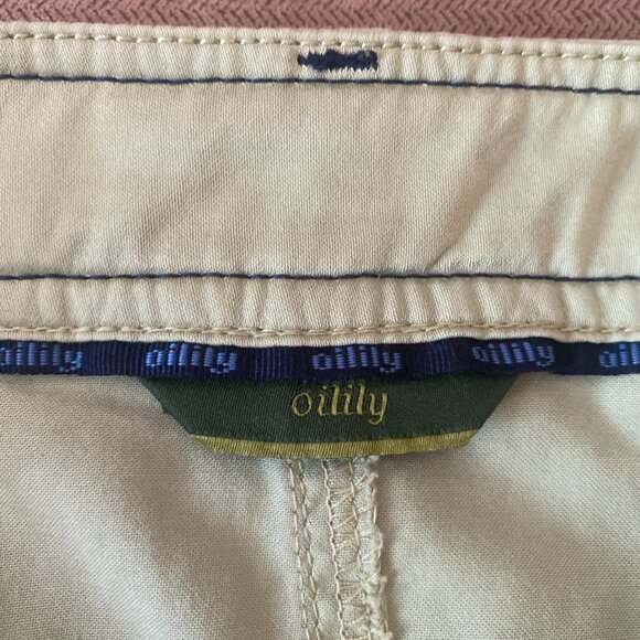 Oilily Women's Olive Green Floral Embroidered Long Skirt Size 34 K14 - Picture 4 of 5